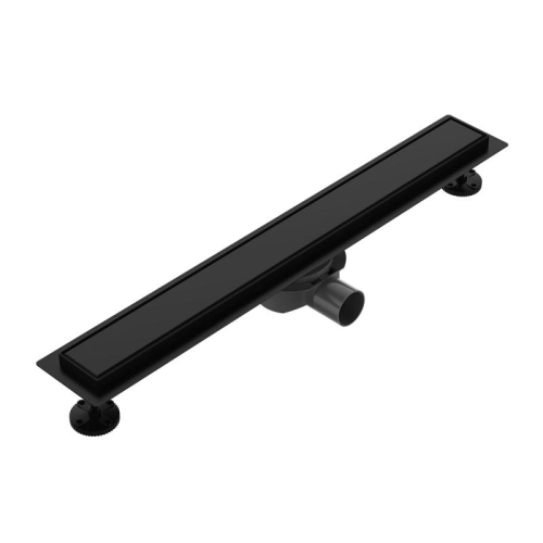 WISENT WK91518B-70 matt black shower drain 70 cm — Wisent.lv