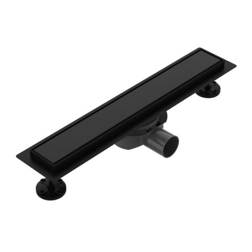 WISENT WK91518B-50 matt black shower drain 50 cm — Wisent.lv