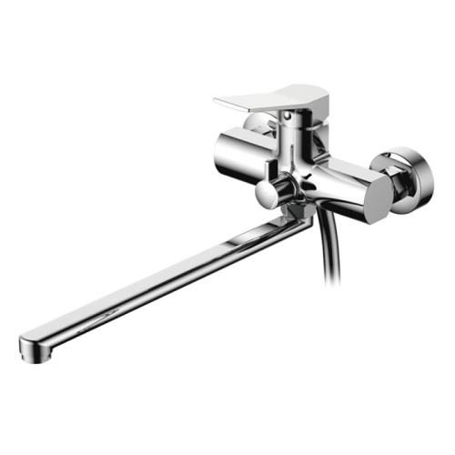 WISENT WL3396 chrome bath faucet, 35 cm spout — Wisent.lv