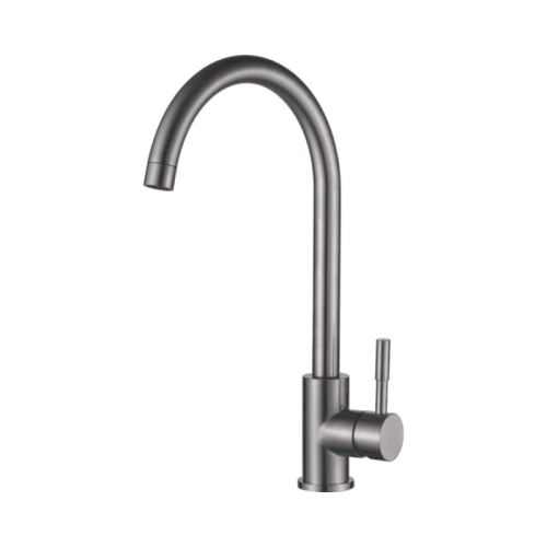 WISENT WL5009D-4 gunmetal kitchen faucet, stainless steel — Wisent.lv