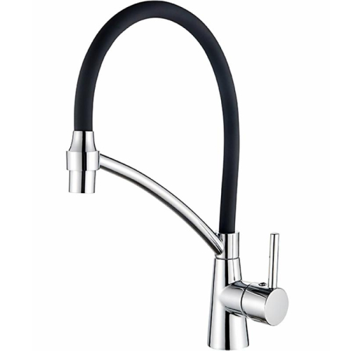WISENT WL5400-3 chrome kitchen faucet, flexible spout — Wisent.lv